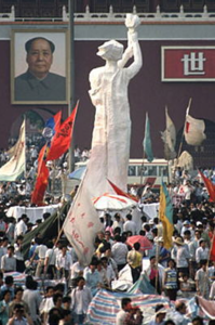 TURMOIL IN CHINA; In Shanghai, Protesters Turn Defiant