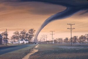 Twister Hits Houston